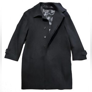 MARIO VALENTE Luxury Men’s Cashmere/Lambswool Overcoat